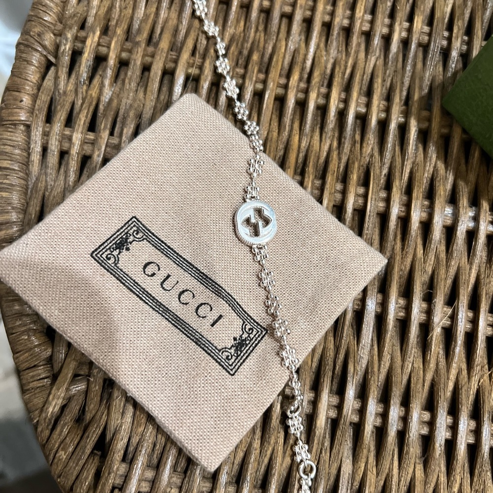 Authentic Gucci silver bracelet